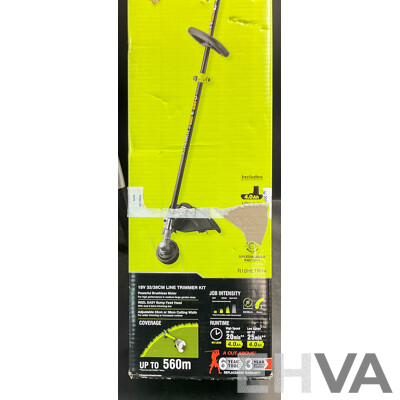 Roybi R18HLTR14 33/38cm Line Trimmer 4.0Ah Kit - ORP $349.00