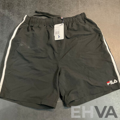 FILA, KingxCBD, Nike and Assorted T-shirt/ Shorts /Trunk - Size M/3XL/2XL