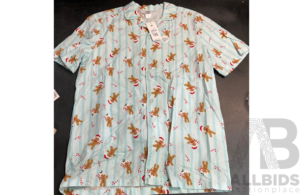 Assorted Pyjama Set, Short, T-shirt Included Target, Lonsdale, Peteralexander and More - Size S,XS, Youth 16, 6, 8