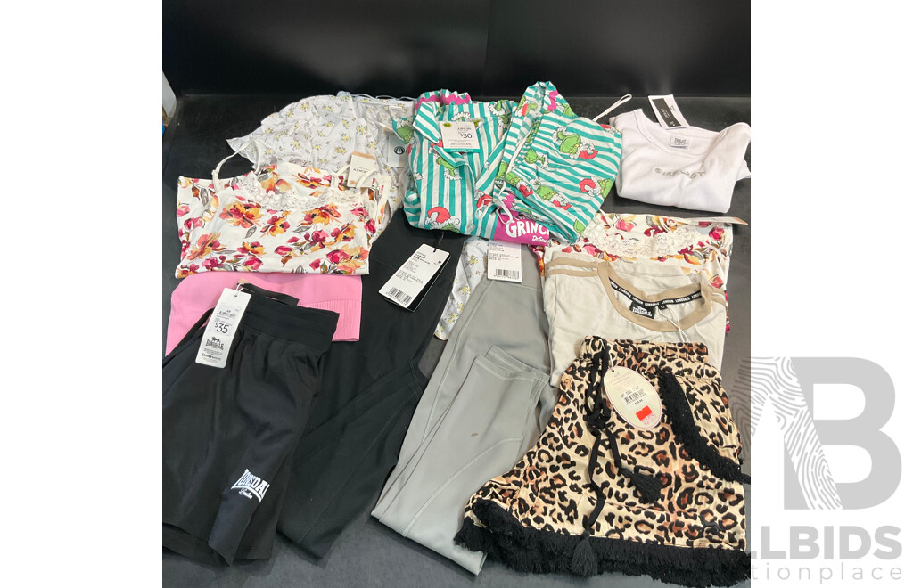 Assorted Women's Clothing Size M,10,12 - Lot of 11