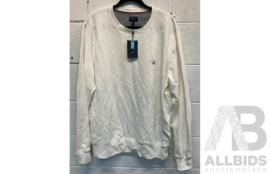 GANT Shield Logo Crew Neck Sweatshirt Size 2XL