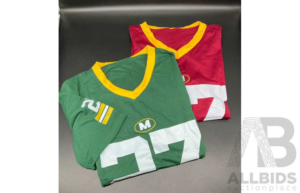 MITHCELL & NESS Dennis Rodman Chicago Bulls Jersey Size S and Sports Tops Size M (x2) - Lot of 3
