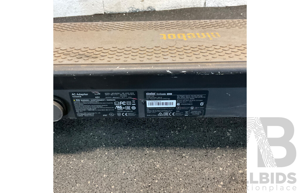 Ninebot KickScooter Max for Parts or Spares