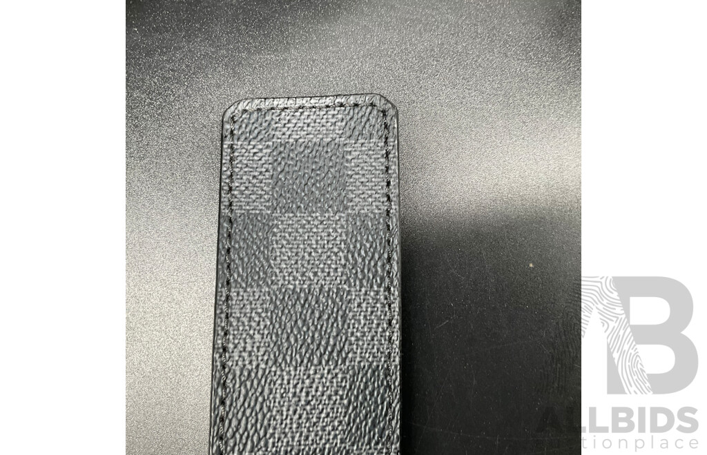 Black Damier Belt Branded Louis Vuitton