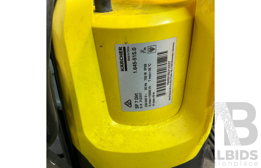 KARCHER SP7 Dirty Water Submersible Pump