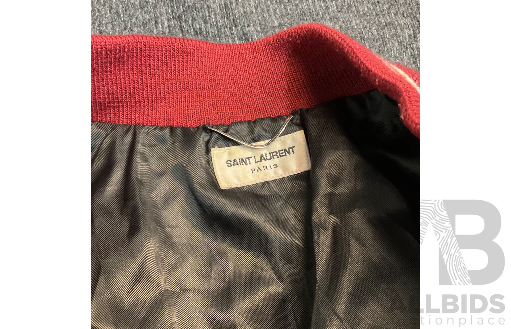 SAINT LAURENT Red Jacket Size 48