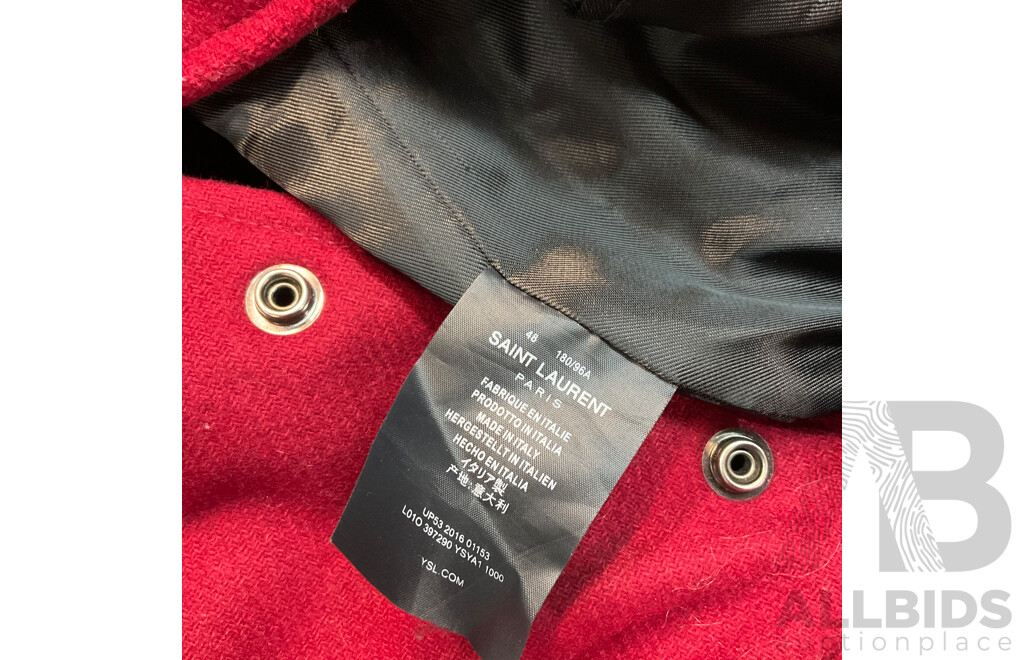 SAINT LAURENT Red Jacket Size 48