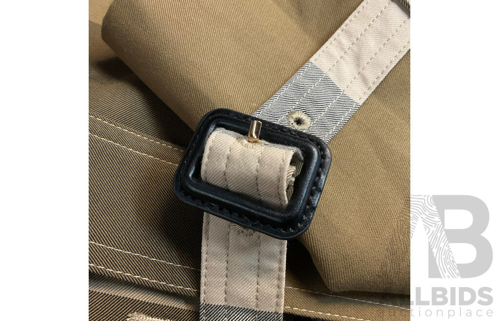 Women's Beige Coat Branded Burberry - Size 38