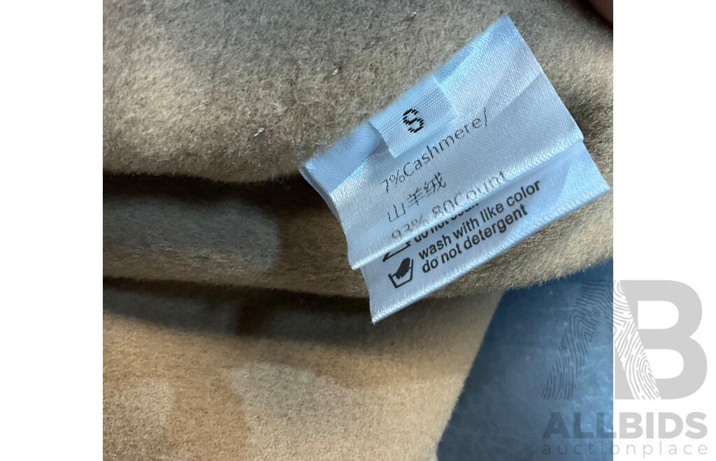 ASM ANNA Australian Wool / Cashmere Coat - Size S