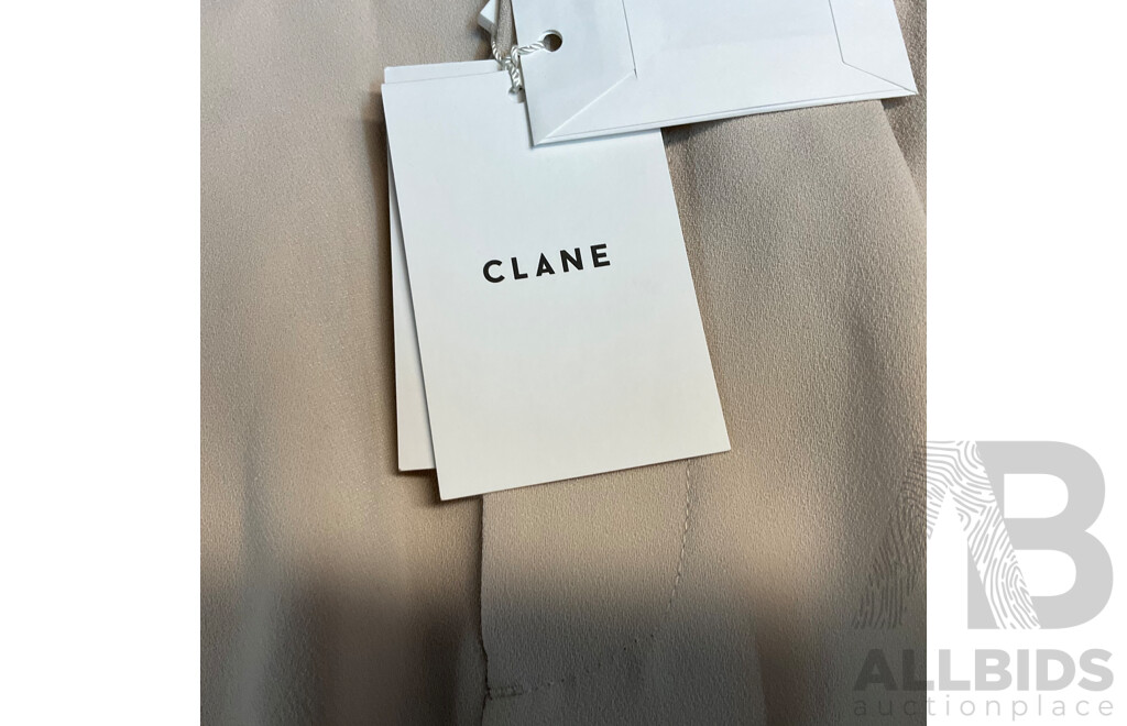 CLANE Ivory Wide-Leg Pants - Size 0