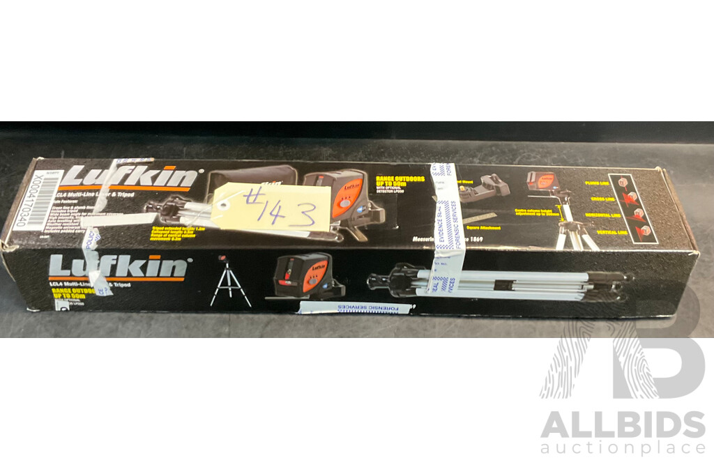 LUFKIN LCL4 Multi-Line Laser & Tripod