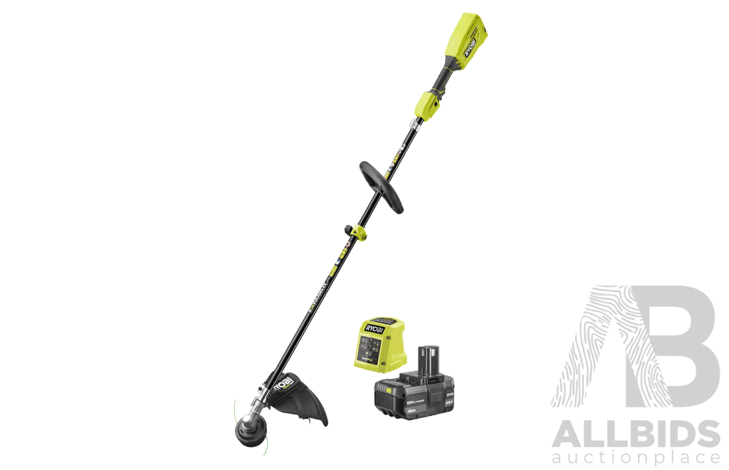 Roybi R18HLTR14 33/38cm Line Trimmer 4.0Ah Kit - ORP $349.00