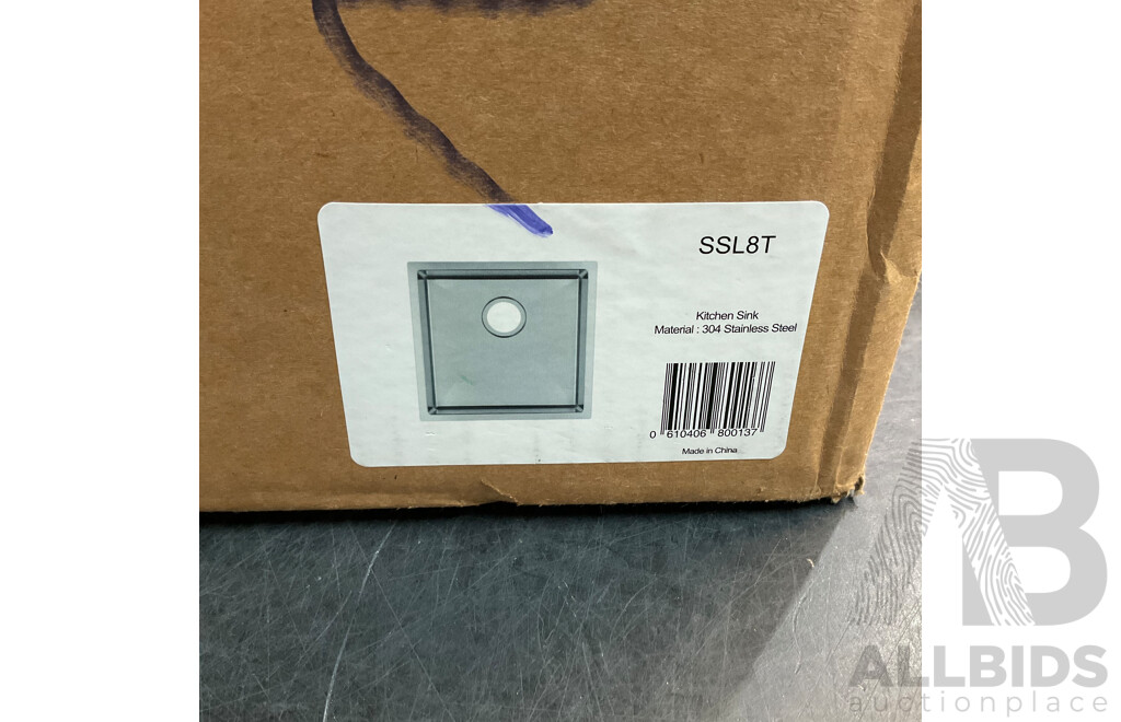 MACTIO SSL8T Handmade Stainless Steel Sink - ORP $190.00