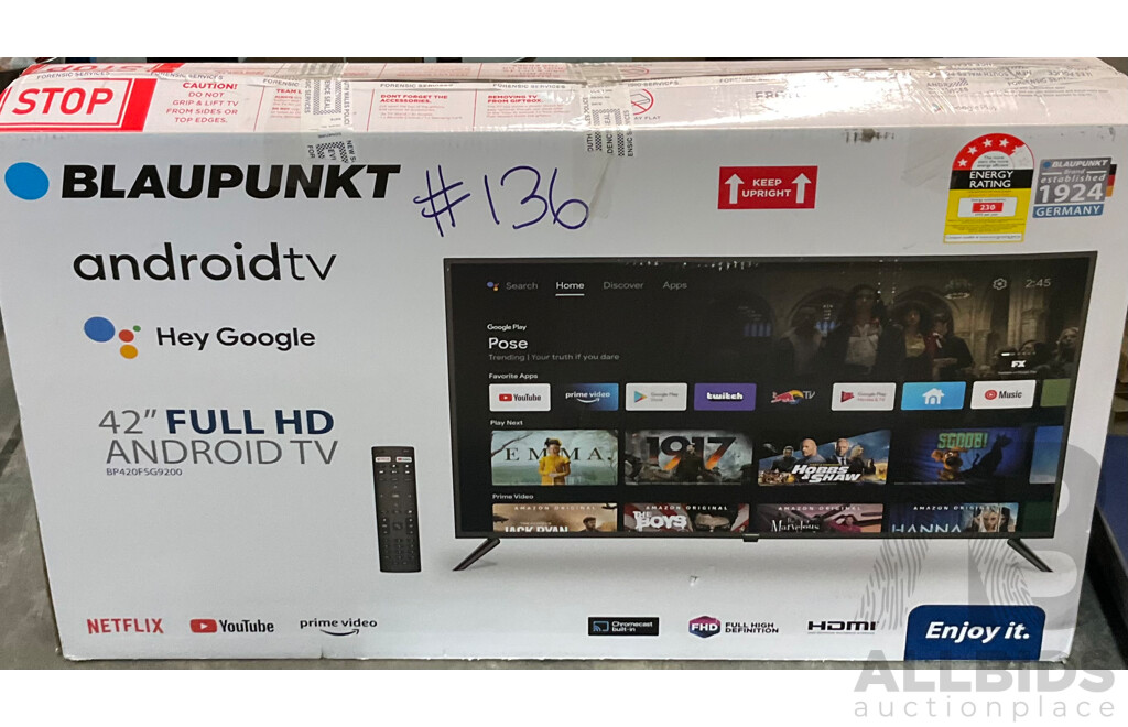 BLAUPUNKT 42'' Full HD Android TV