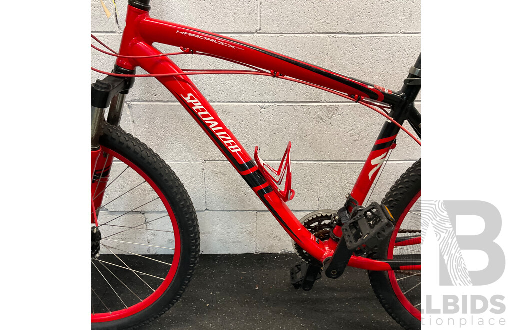 Specialized Hardrock Red Mountain Bike (49cm Frame)