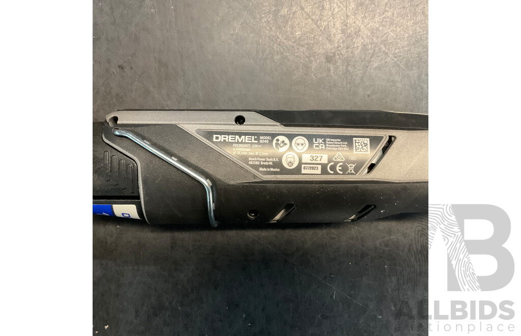 Ozito PXC 18V Buffer Polisher PXBPS-254 & DREMEL 8240 Cordless Rotary Tool - Lot of 2
