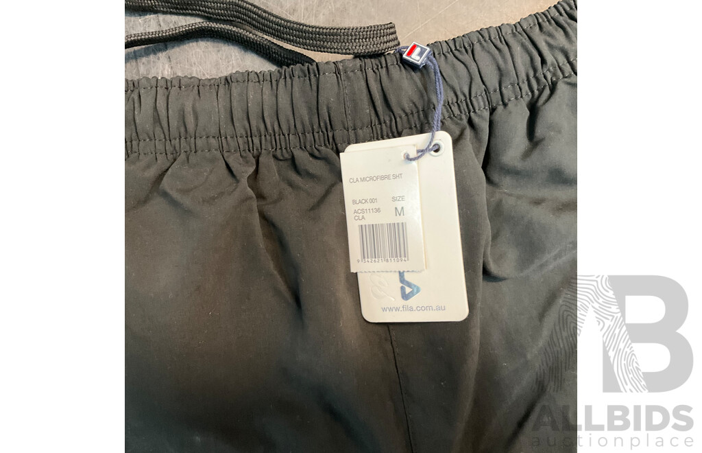 FILA, KingxCBD, Nike and Assorted T-shirt/ Shorts /Trunk - Size M/3XL/2XL