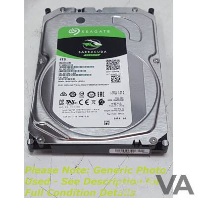 Seagate (ST4000DM004) Barracuda 4TB SATA 5.4K 3.5-Inch Hard Drive