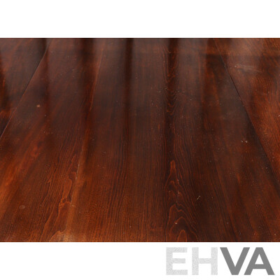 Edwardian Oak Seven Piece Dining Suite