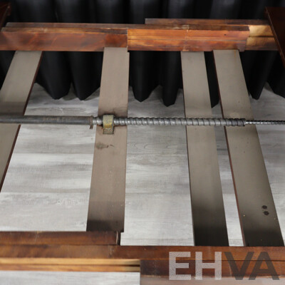 Edwardian Oak Seven Piece Dining Suite