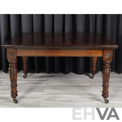 Edwardian Oak Seven Piece Dining Suite