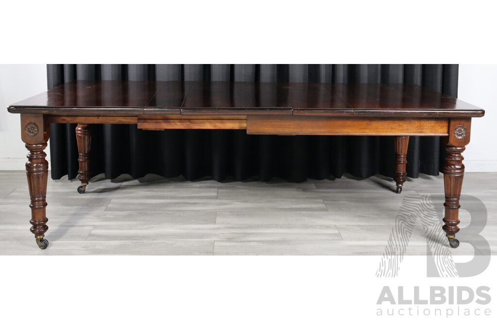 Edwardian Oak Seven Piece Dining Suite