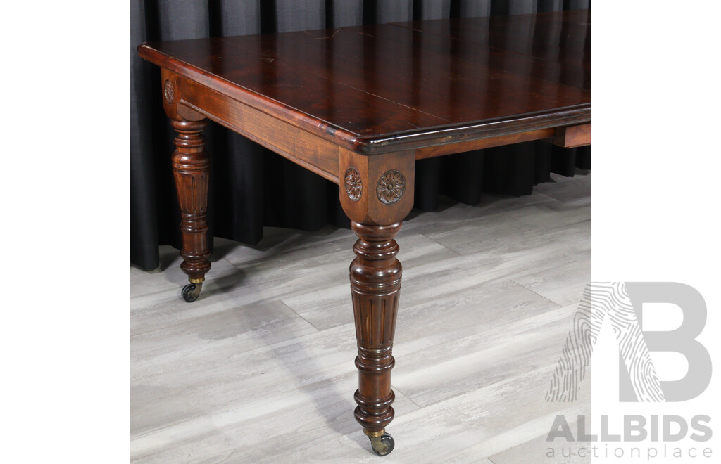 Edwardian Oak Seven Piece Dining Suite
