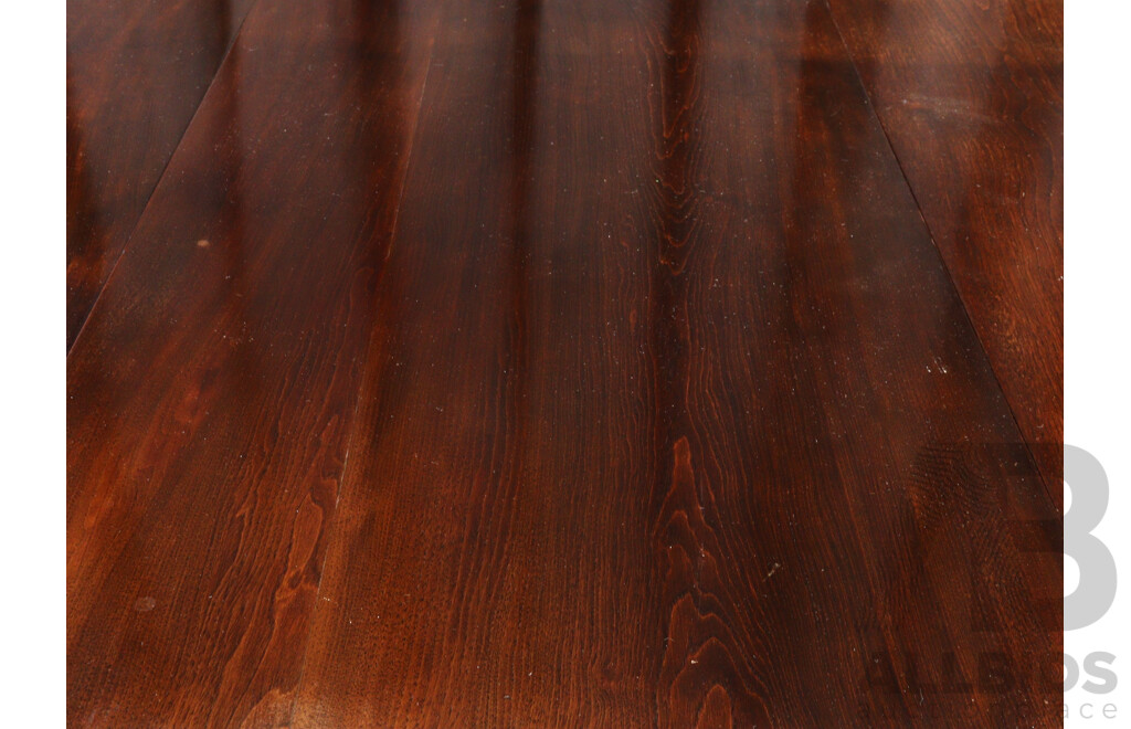 Edwardian Oak Seven Piece Dining Suite