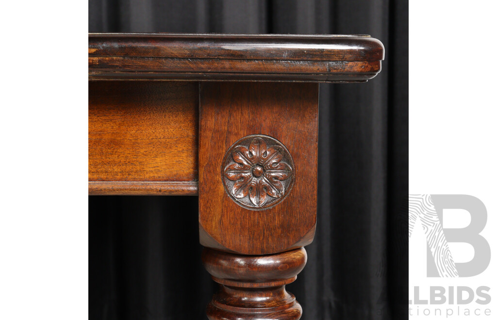 Edwardian Oak Seven Piece Dining Suite