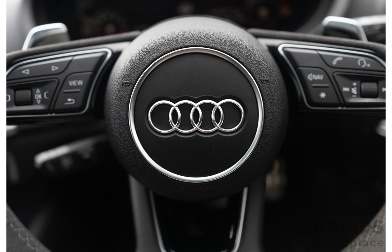 10/2017 Audi RS3 Quattro (AWD) MY18 8V 4d Sedan Ara Blue Crystal Pearl Turbo 2.5L - Modified Stage 2 Plus