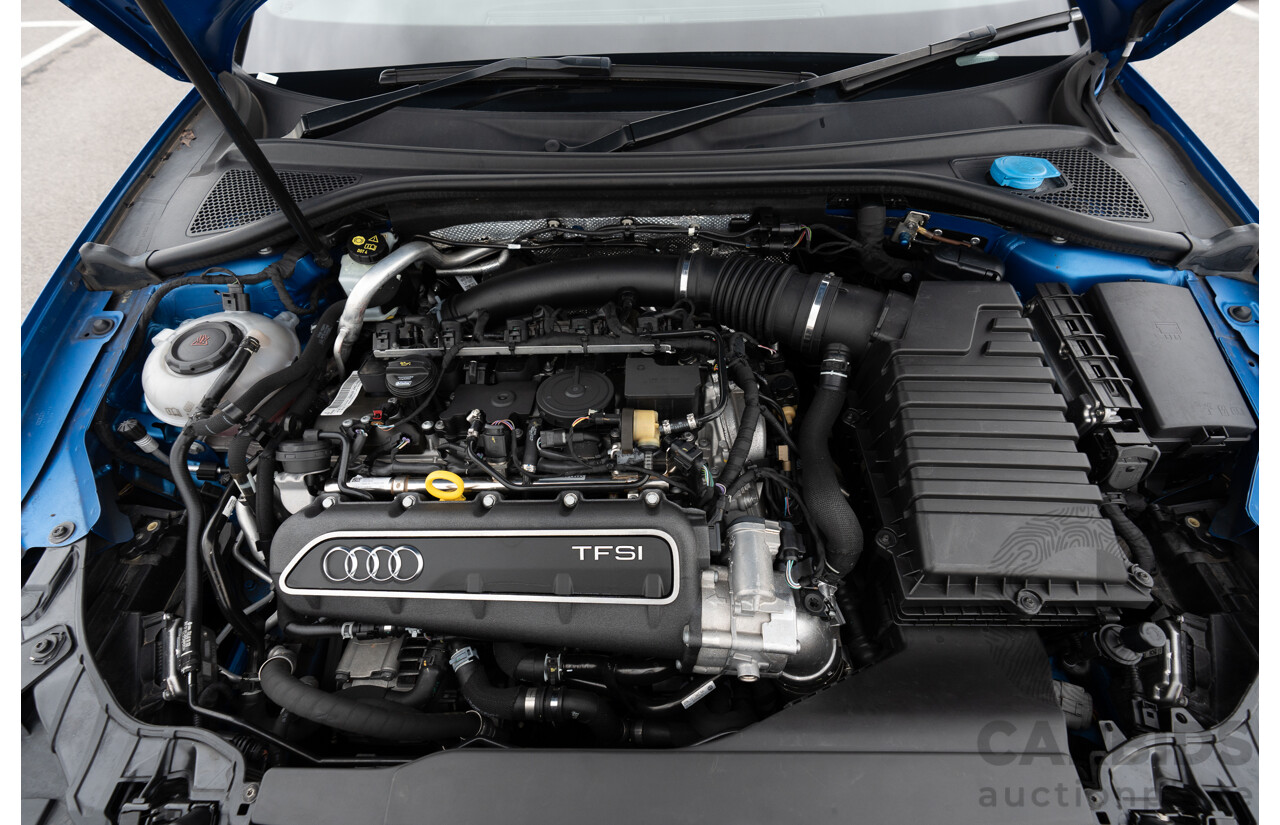 10/2017 Audi RS3 Quattro (AWD) MY18 8V 4d Sedan Ara Blue Crystal Pearl Turbo 2.5L - Modified Stage 2 Plus