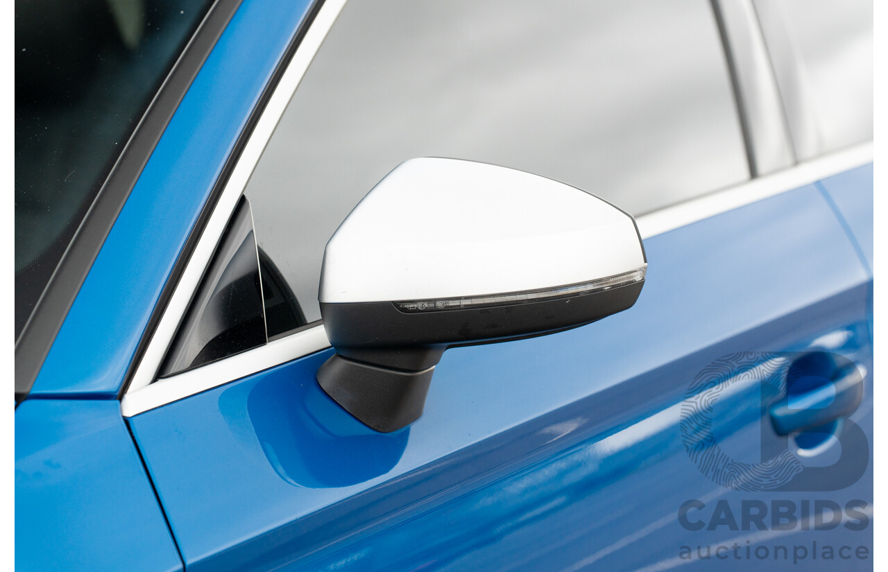 10/2017 Audi RS3 Quattro (AWD) MY18 8V 4d Sedan Ara Blue Crystal Pearl Turbo 2.5L - Modified Stage 2 Plus