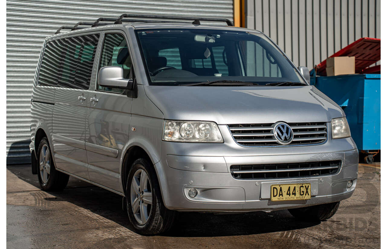1/2010 Volkswagen Multivan Highline T5 MY08 4d Van Refllex Silver Metallic Turbo Diesel 2.5L