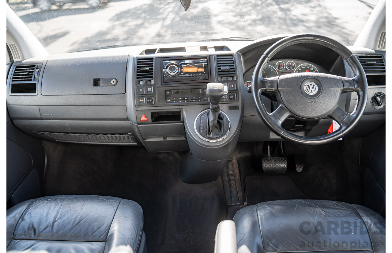 1/2010 Volkswagen Multivan Highline T5 MY08 4d Van Refllex Silver Metallic Turbo Diesel 2.5L