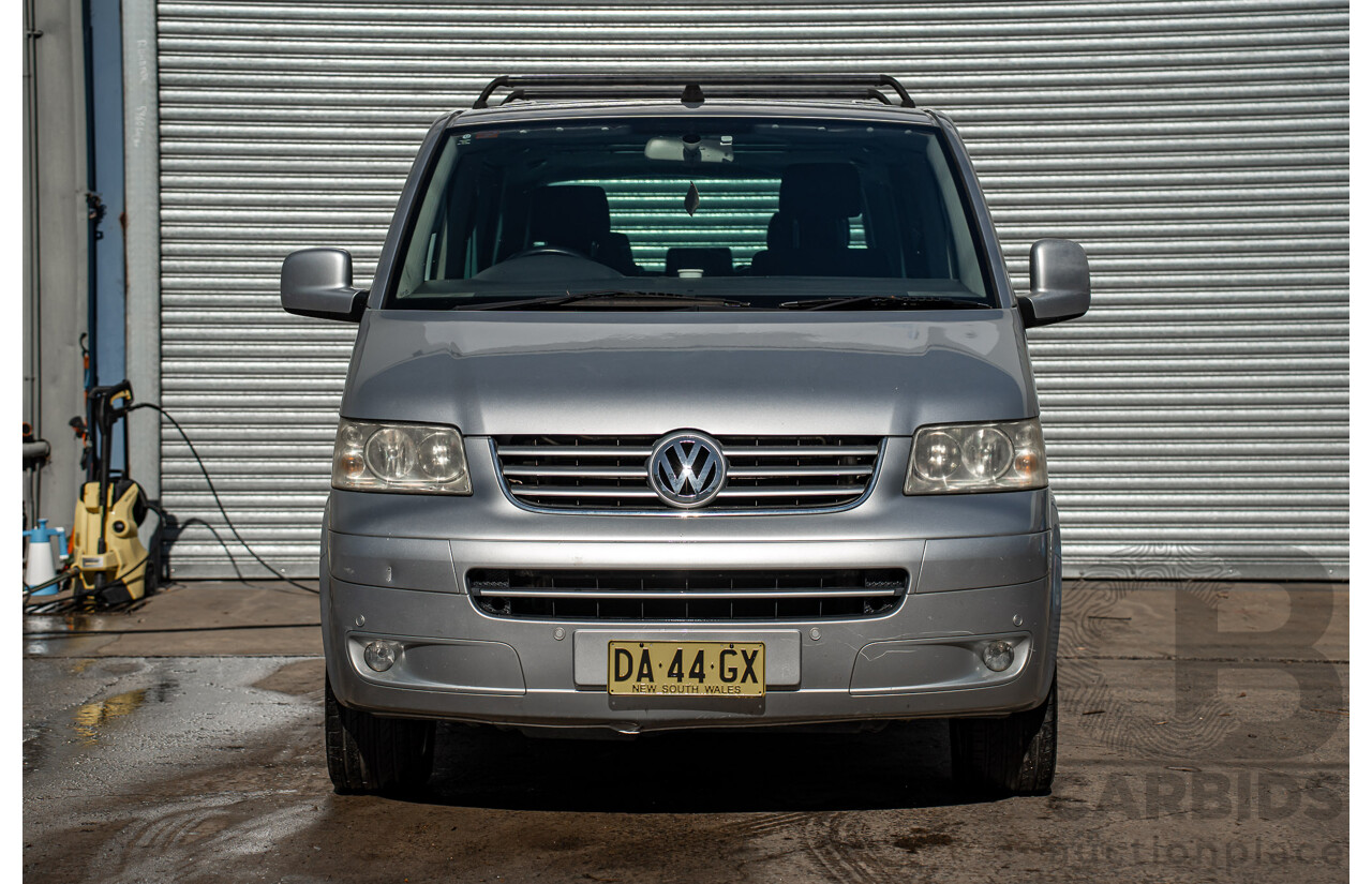 1/2010 Volkswagen Multivan Highline T5 MY08 4d Van Refllex Silver Metallic Turbo Diesel 2.5L