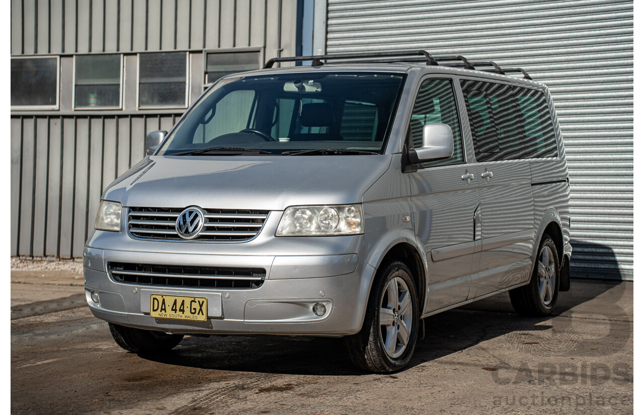 1/2010 Volkswagen Multivan Highline T5 MY08 4d Van Refllex Silver Metallic Turbo Diesel 2.5L