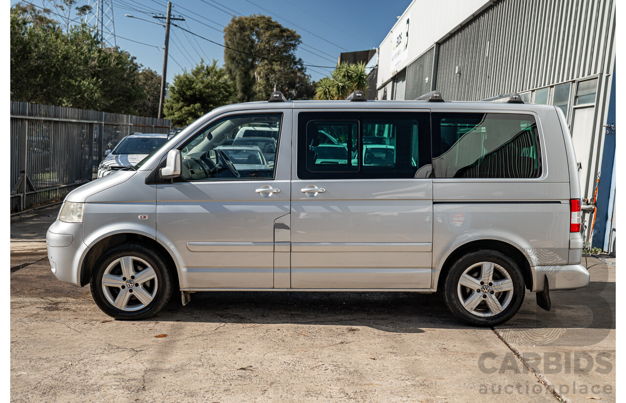 1/2010 Volkswagen Multivan Highline T5 MY08 4d Van Refllex Silver Metallic Turbo Diesel 2.5L
