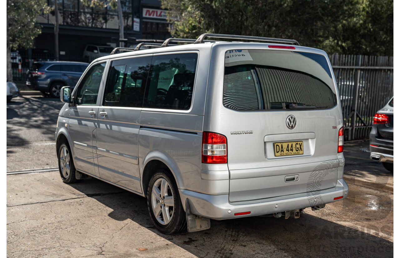 1/2010 Volkswagen Multivan Highline T5 MY08 4d Van Refllex Silver Metallic Turbo Diesel 2.5L
