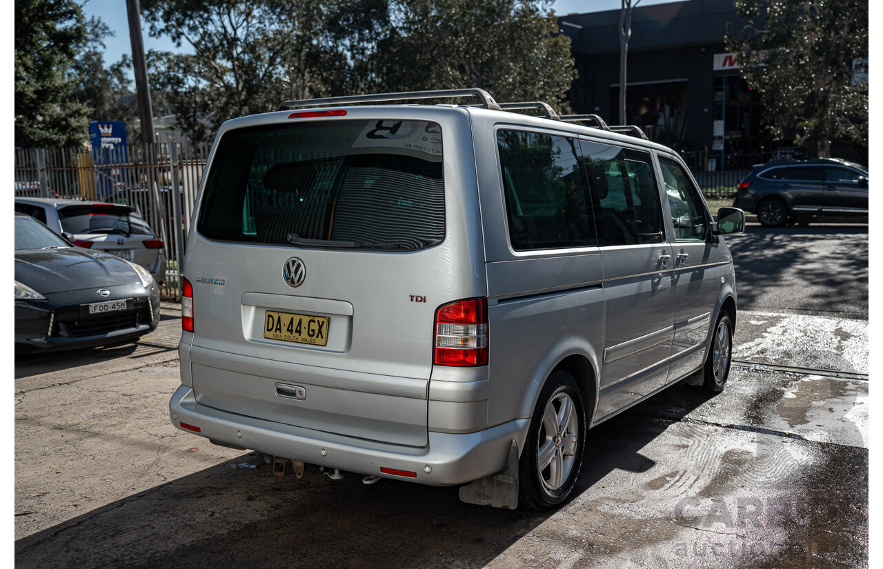 1/2010 Volkswagen Multivan Highline T5 MY08 4d Van Refllex Silver Metallic Turbo Diesel 2.5L