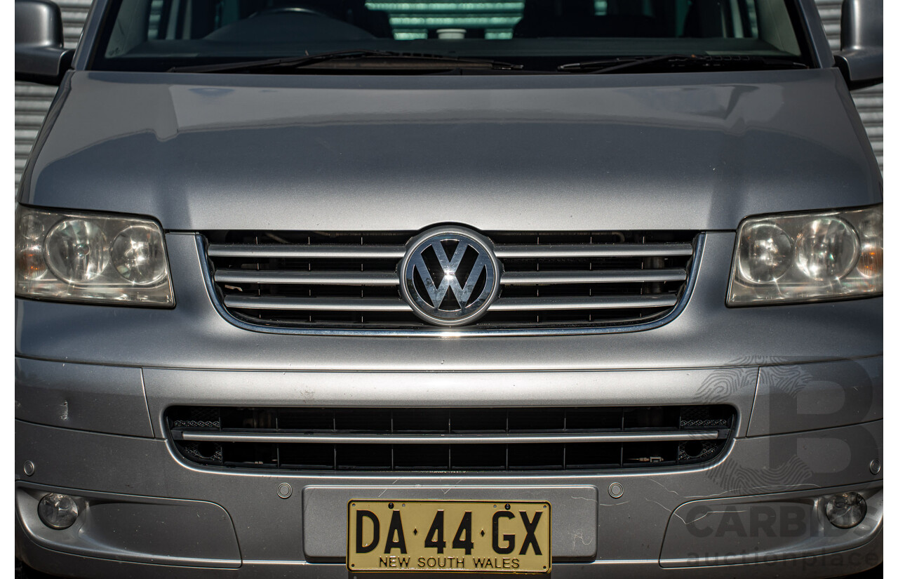 1/2010 Volkswagen Multivan Highline T5 MY08 4d Van Refllex Silver Metallic Turbo Diesel 2.5L