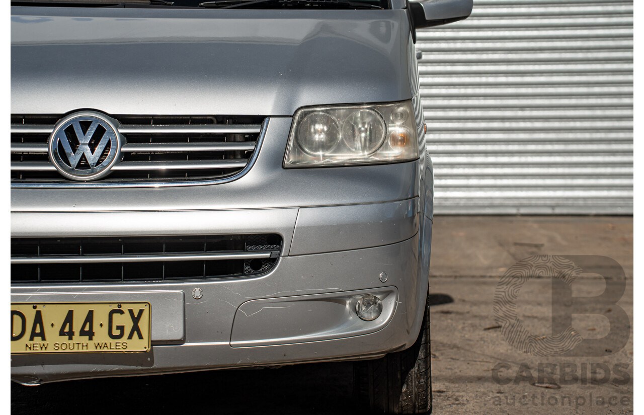 1/2010 Volkswagen Multivan Highline T5 MY08 4d Van Refllex Silver Metallic Turbo Diesel 2.5L