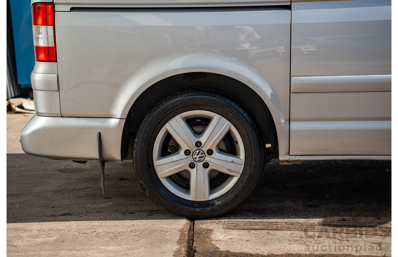 1/2010 Volkswagen Multivan Highline T5 MY08 4d Van Refllex Silver Metallic Turbo Diesel 2.5L