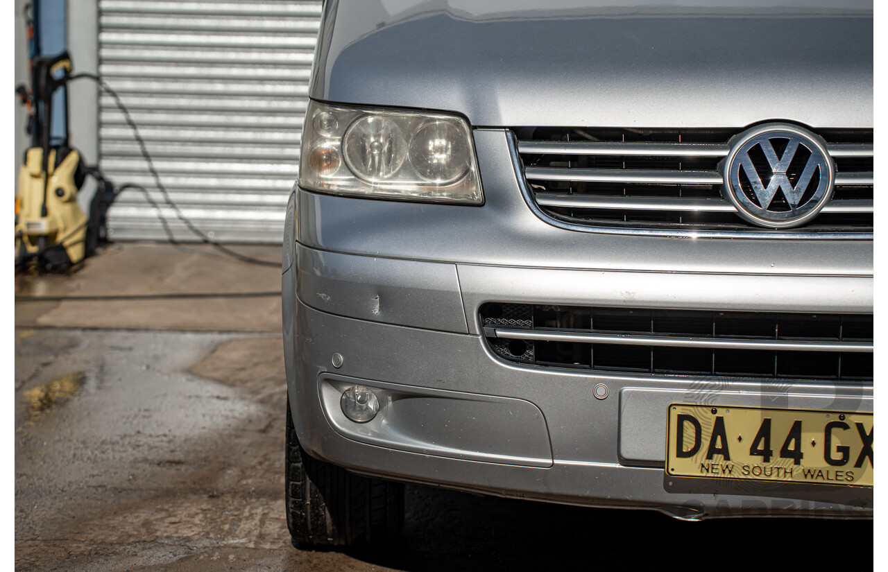 1/2010 Volkswagen Multivan Highline T5 MY08 4d Van Refllex Silver Metallic Turbo Diesel 2.5L