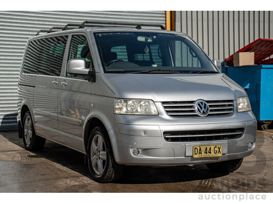 1/2010 Volkswagen Multivan Highline T5 MY08 4d Van Refllex Silver Metallic Turbo Diesel 2.5L
