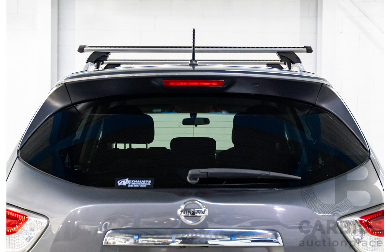 10/2016 Nissan Pathfinder ST (4x2) FWD R52 MY15 Upgrade 4d Wagon Gun Metallic Grey V6 3.5L - 7 Seater