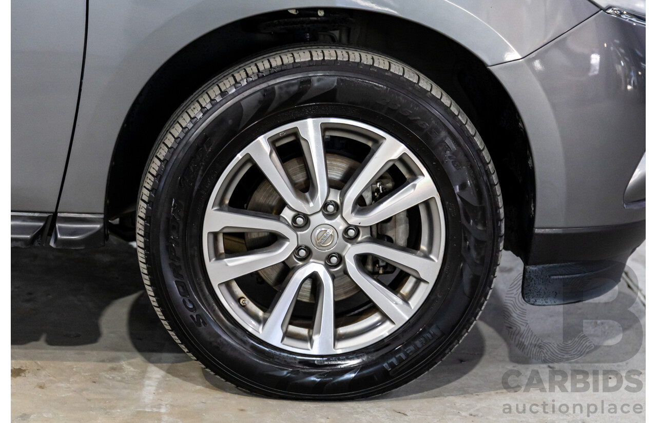 10/2016 Nissan Pathfinder ST (4x2) FWD R52 MY15 Upgrade 4d Wagon Gun Metallic Grey V6 3.5L - 7 Seater