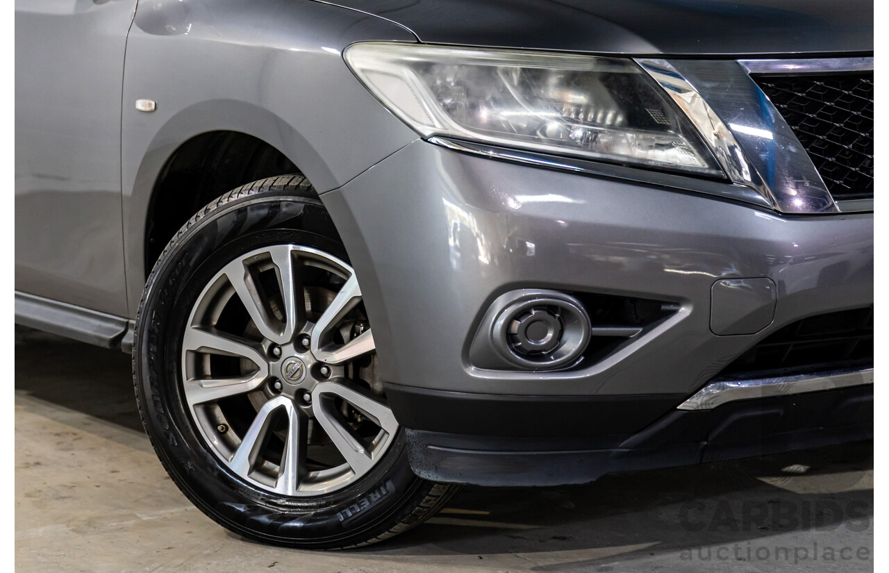 10/2016 Nissan Pathfinder ST (4x2) FWD R52 MY15 Upgrade 4d Wagon Gun Metallic Grey V6 3.5L - 7 Seater