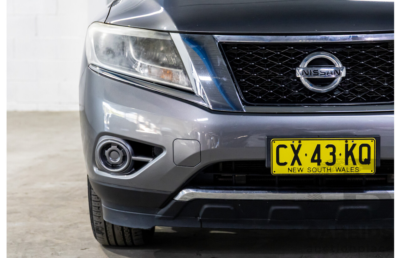 10/2016 Nissan Pathfinder ST (4x2) FWD R52 MY15 Upgrade 4d Wagon Gun Metallic Grey V6 3.5L - 7 Seater