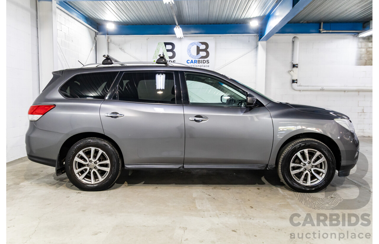 10/2016 Nissan Pathfinder ST (4x2) FWD R52 MY15 Upgrade 4d Wagon Gun Metallic Grey V6 3.5L - 7 Seater