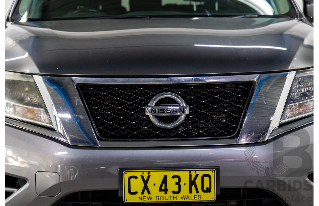 10/2016 Nissan Pathfinder ST (4x2) FWD R52 MY15 Upgrade 4d Wagon Gun Metallic Grey V6 3.5L - 7 Seater